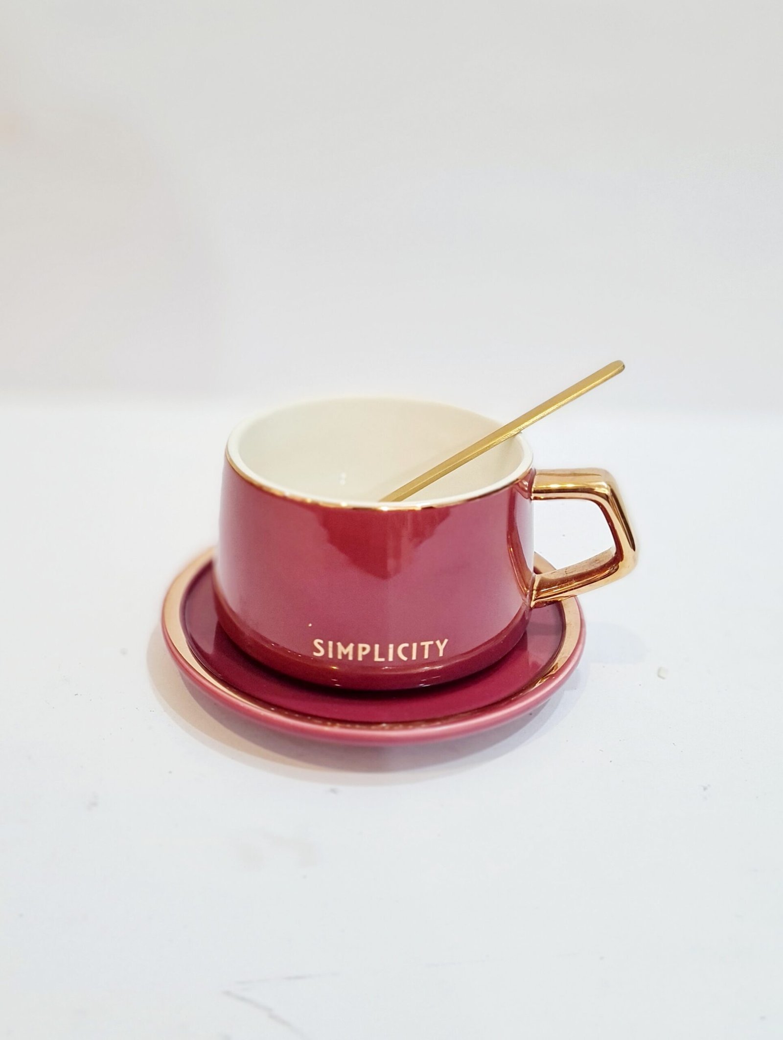 Ceramic Cup With Saucer