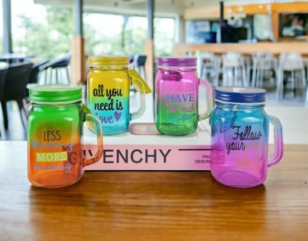 Chromatic Mason Jar Mugs