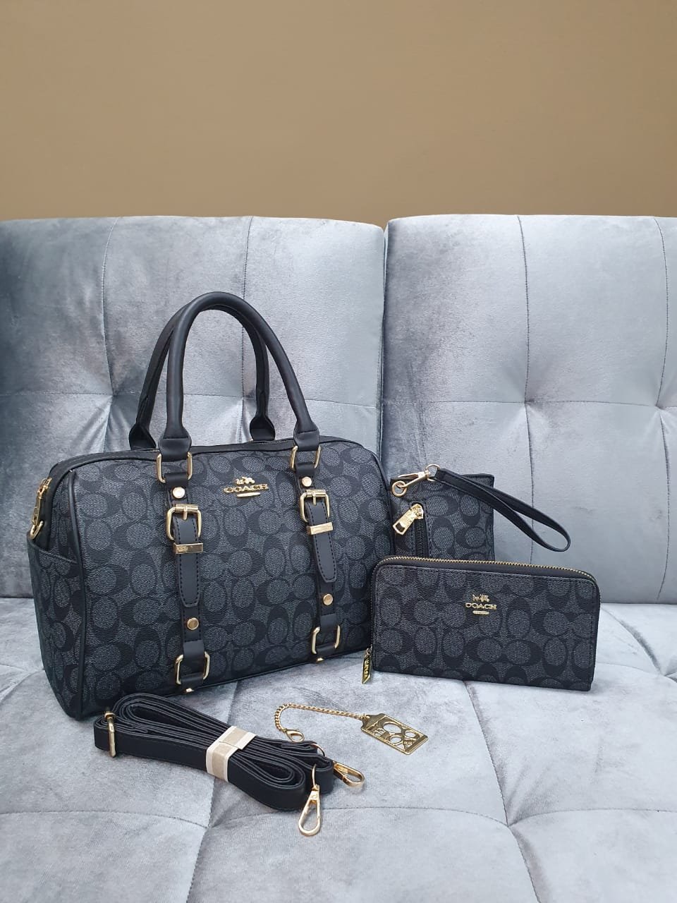 Ladies Duffle Bag Set of Three