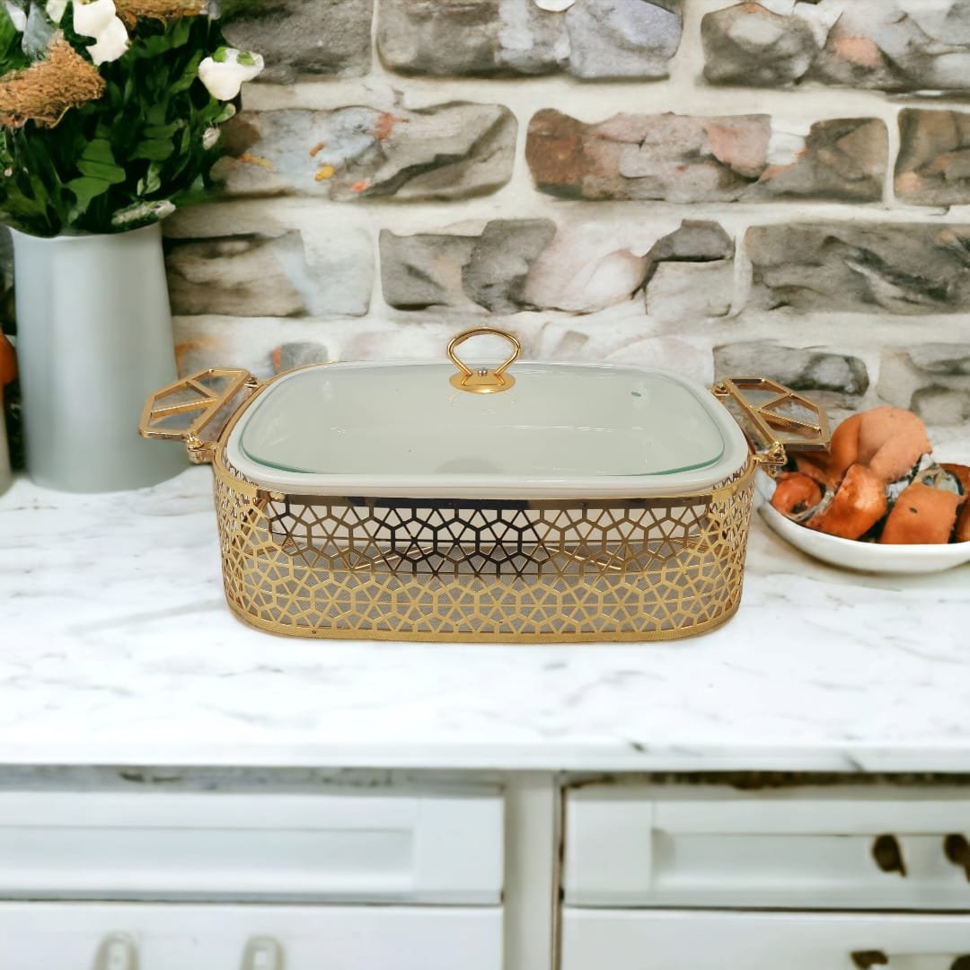 Casserole Serving Food Warmer Dish