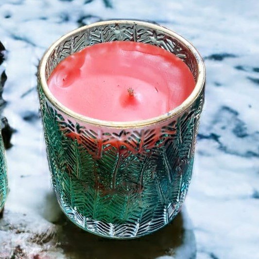 Aroma Scented Candle in Glass Jar