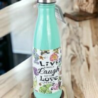 Glass Bottle on table