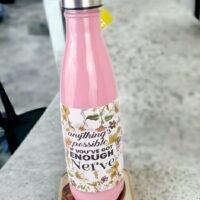 Glass Bottle on table