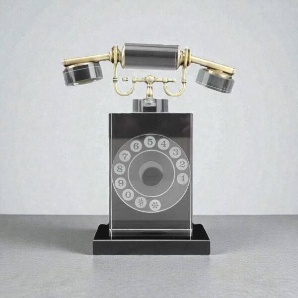 Crystal Vintage Telephone-Rotary