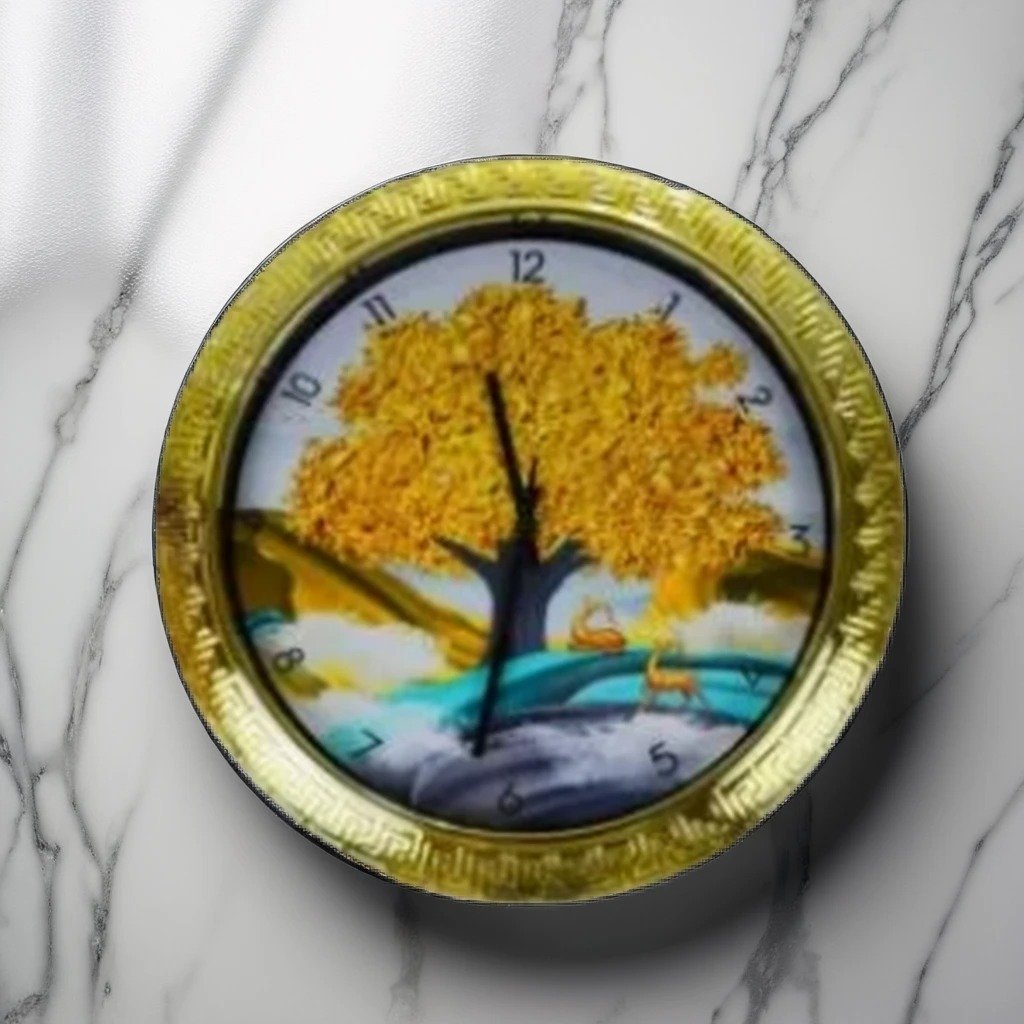 1745592769653.jpg Life on Earth Wall Clock 2410 - Image 1