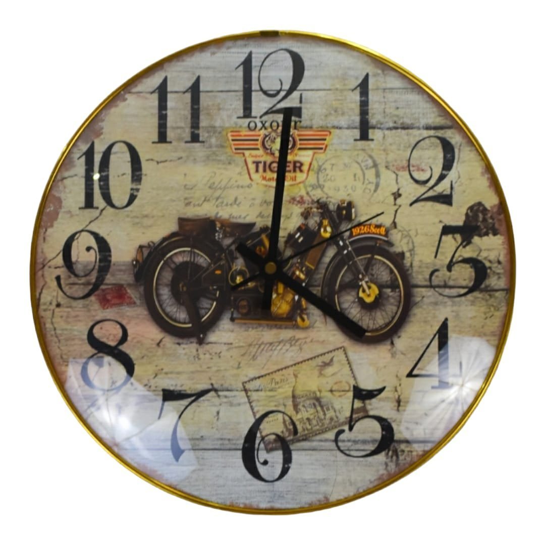 1926-Scott-Bike-Wall-Clock-BM-228-12-IN-P3200-Q1-ITL310.jpeg 1926 Scott Bike Wall Clock BM-228 - Image 1