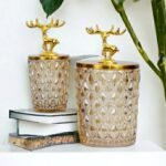 Antler Crystal Candy Jar Set - Image 2