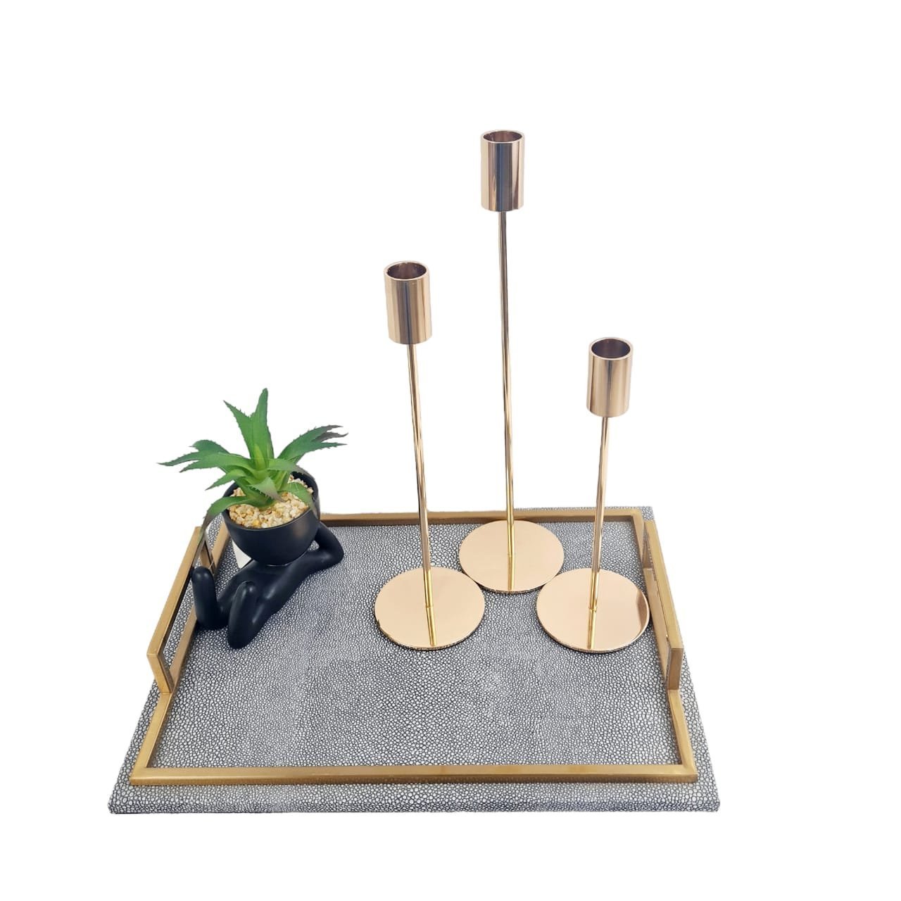 Brass-Candle-Stand-3Pc-Set-NTL462-C.jpeg Brass Candle Stand 3Pc Set - Image 1