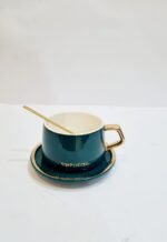 Ceramic Cup With Saucer - Image 3