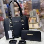 Ladies Satchel Bag with Wallet - Image 2