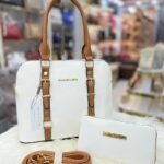 Ladies Satchel Bag with Wallet - Image 3