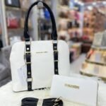 Ladies Satchel Bag with Wallet - Image 4