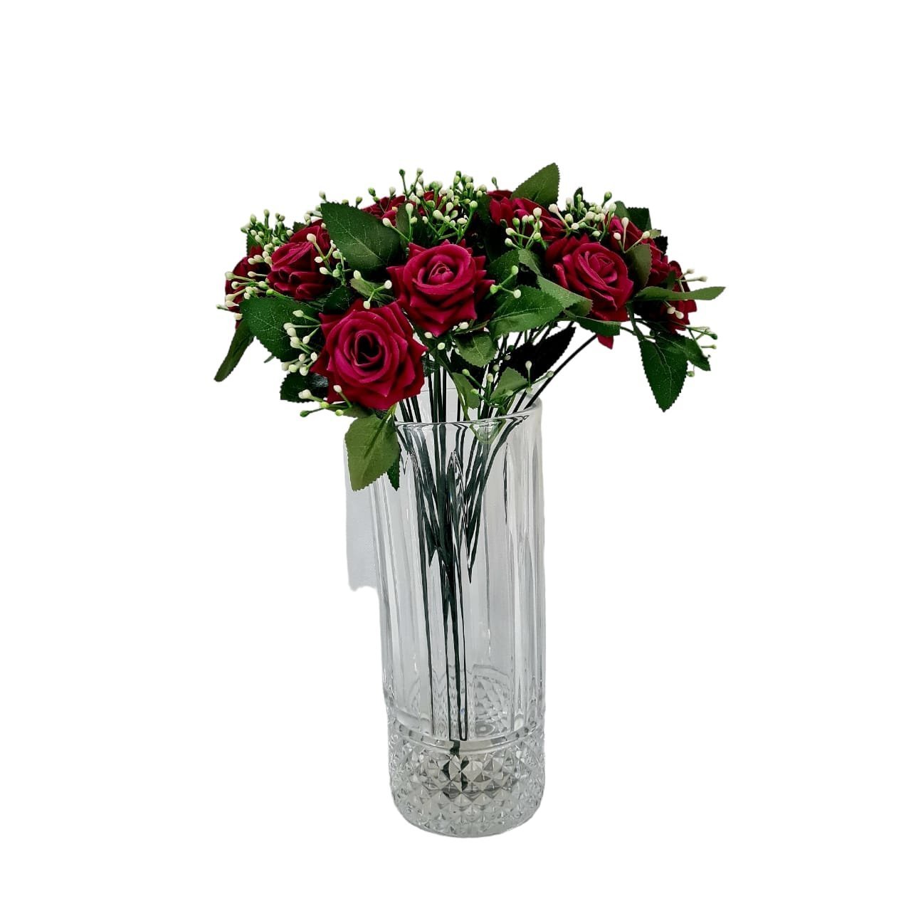 Clear-Crystal-Vase-11-IN-P2600-Q1-ITL131.jpeg Clear Crystal Vase - Image 1