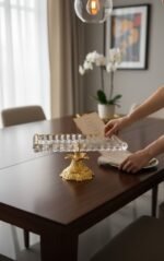 Elegant Rectangular Crystal Serving Dish
