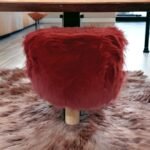 Ottoman Faux Fur Footstool - Image 3