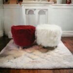 Ottoman Faux Fur Footstool