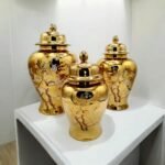Imperial Floral Gold Urns