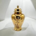 Imperial Floral Gold Urns - Image 4