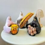 Hugging Chicken Kitchen Storage Basket