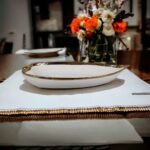 Porcelain Leaf-Shaped Serving Dish - Image 2