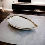 Porcelain Leaf-Shaped Serving Dish - Image 4