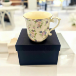 Tatsumi Country Rose Floral Fine Bone China Coffee Mug