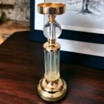 Metal and Glass Ball Candle Stand