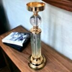 Metal and Glass Ball Candle Stand - Image 6