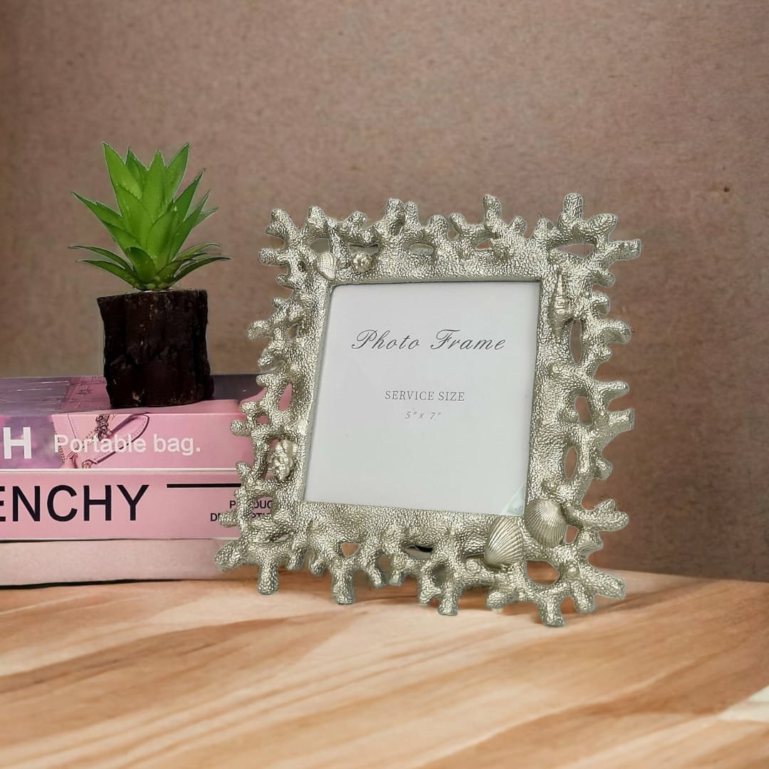 Resin-Coral-art-Photo-Frame.jpeg Resin Coral Art Photo Frame - Image 1