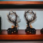 Resin Sitting Swamp Deer Set - Image 2