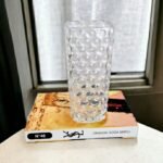 Curvy Square Crystal Vase - Image 2