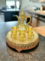 Vintage Turkish Tea Set/Qehwa Set