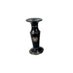 Black and Gold Porcelain Candle Stand - Image 5