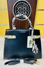 Aldo Pebbled Leather Handbag with Top Handle & Crossbody Strap - Image 4