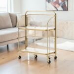 Electroplated Gold Folding Trolley - Image 5
