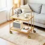 Electroplated Gold Folding Trolley - Image 4