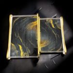 Aura Futuristic Acrylic Tray Set - Image 2