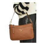 Luxe Logo Crossbody Bag | Pebbled Leather & Canvas Tote - Image 3