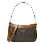 Luxe Logo Crossbody Bag | Pebbled Leather & Canvas Tote - Image 5