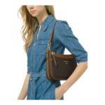 Luxe Logo Crossbody Bag | Pebbled Leather & Canvas Tote - Image 7
