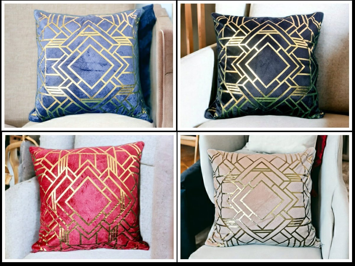 cushion-collage.jpg Luxurious Velvet Cushion Covers without Filling - Image 1