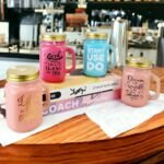 Frosty Mason Jar Mugs