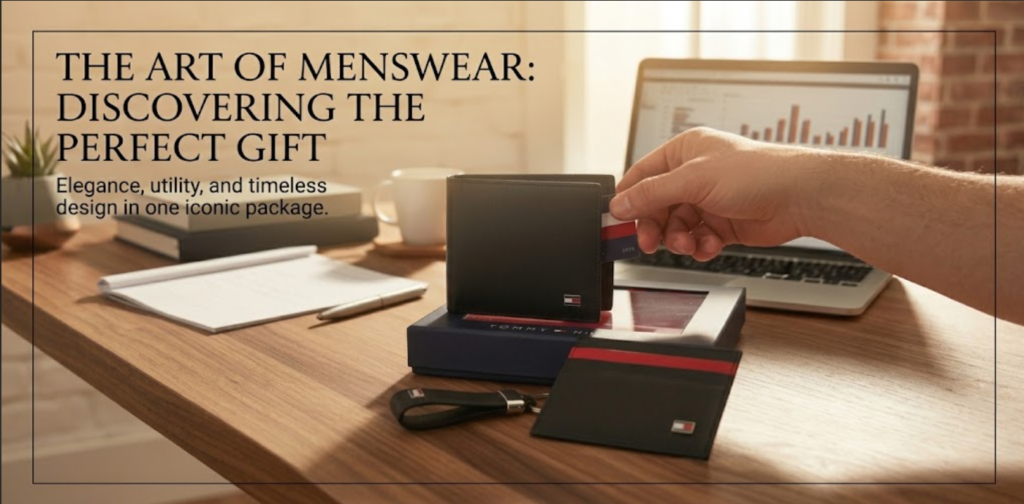 Black Wallet Gift Set for Men