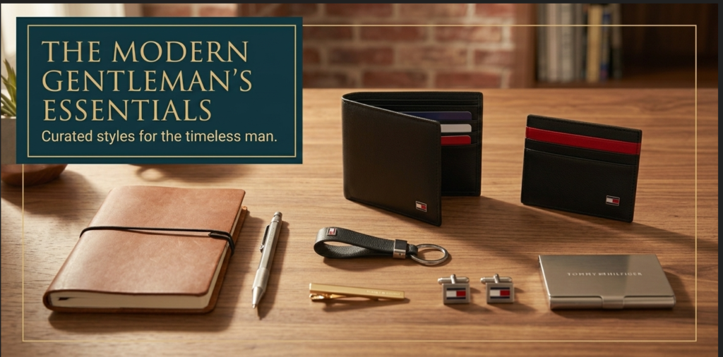 Black Wallet Gift Set for Men