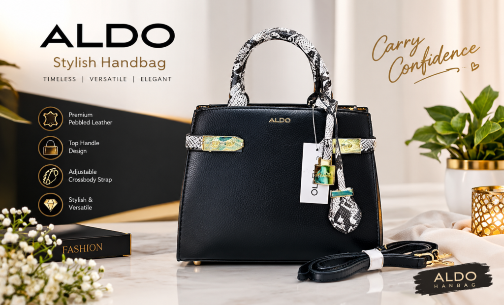 Aldo Pebbled Leather Handbag