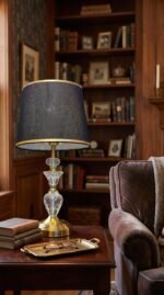 Vintage Brass Table Lamp - Image 2