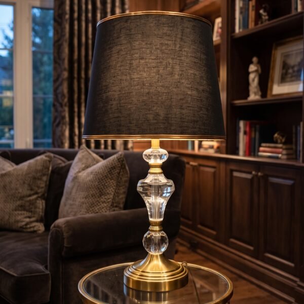 Elegant Crystal Table Lamp