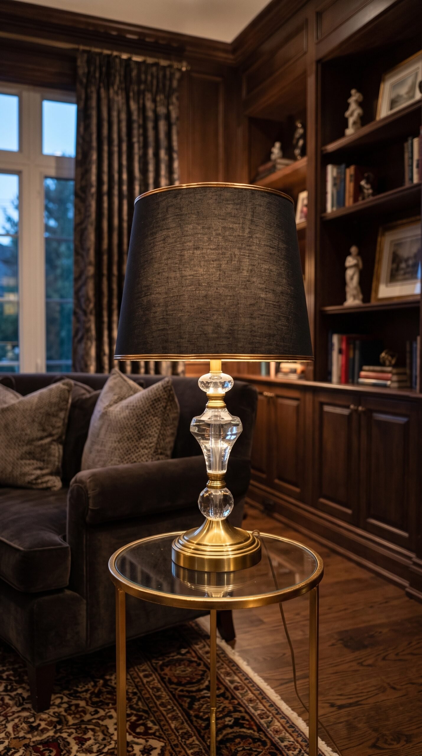 bdrw09 Elegant Crystal Table Lamp - Image 1