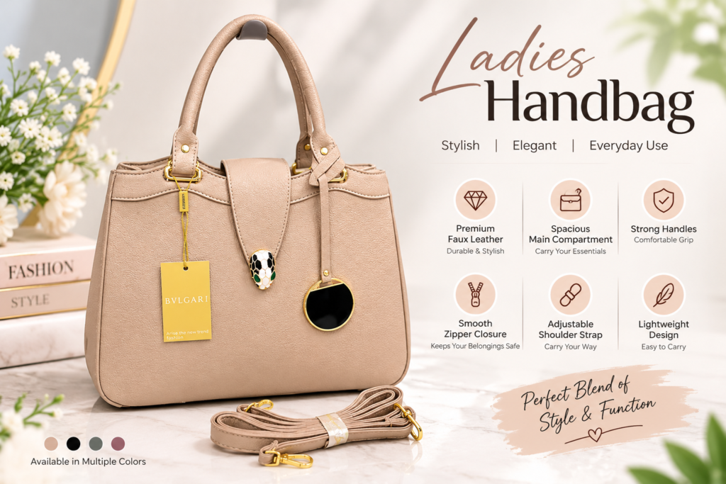 Ladies Hand Bag with Serpenti